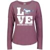 3077 Ladies' Extra Soft Tri-Blend Longsleeve Thumbnail