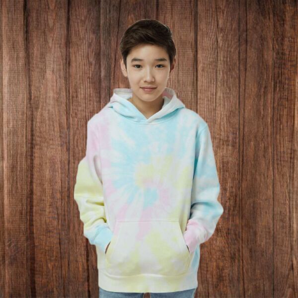 PRM1500TD Youth Tie-Dye Hooded Sweatshirt Thumbnail